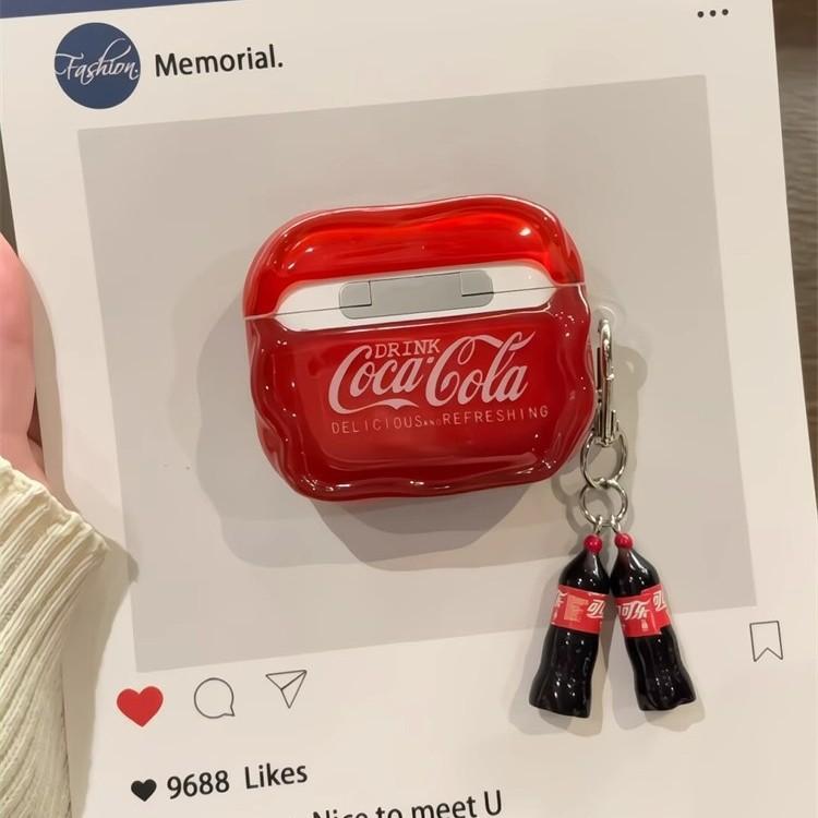 Ins Japanese and Korean Soda Is Suitable for Apple AirPods New 1st Generation Bluetooth Protective Cover 1st Generation Pendant 1/1/pro/pro1