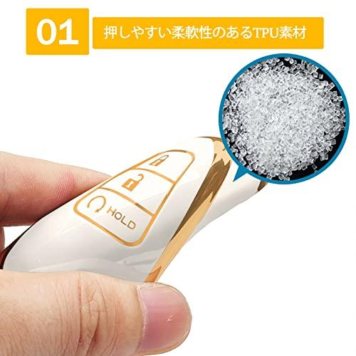 YORKNEIC Key Case for Toyota Prius 60 Series Alphard/Vellfire 30 Series Harrier 80 Series Hilux GUN125 Land Cruiser 200 Series 300 Series RAV4 PH