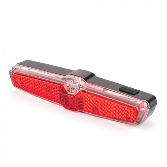 Smart Sensor Rear Rack Brake Light for Bicycle Aluminum Alloy USB Rechargeable