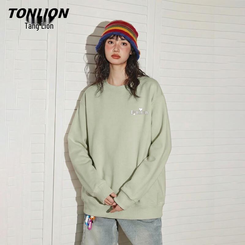 TonLion Women's Long Sleeve Crewneck Sweatshirt