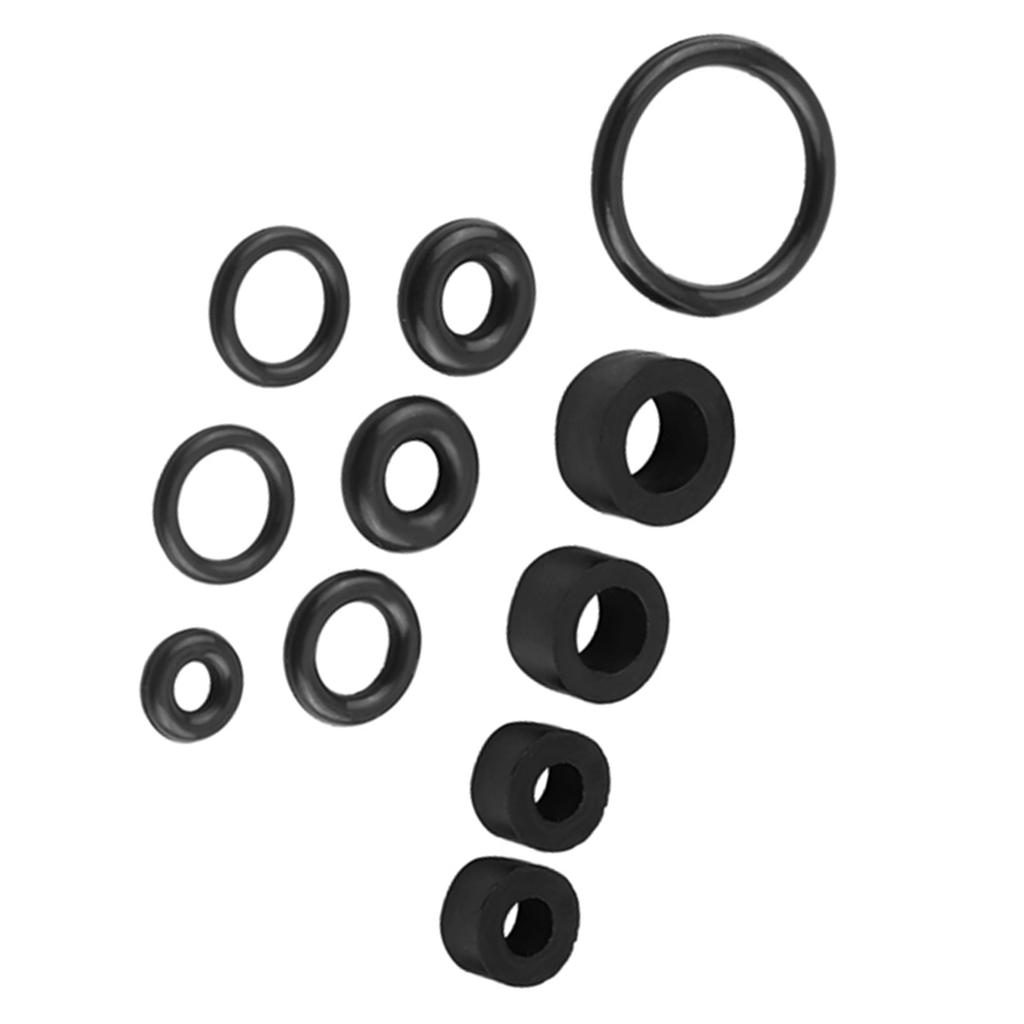 Fuel Filter Housing Gasket Kit, High Quality Rubber O- s for 7.3L 99 03 International Engines, Including 4 Pipe Grommets, 2
