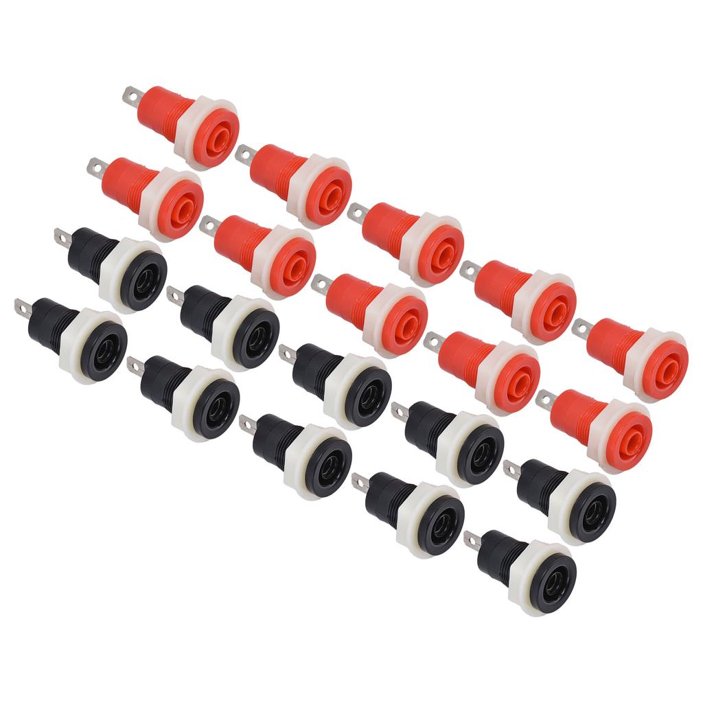 10 Pairs Binding Post Safety Type Brass Welding Terminal for 4mm Banana Plug Connector 1KV 32A