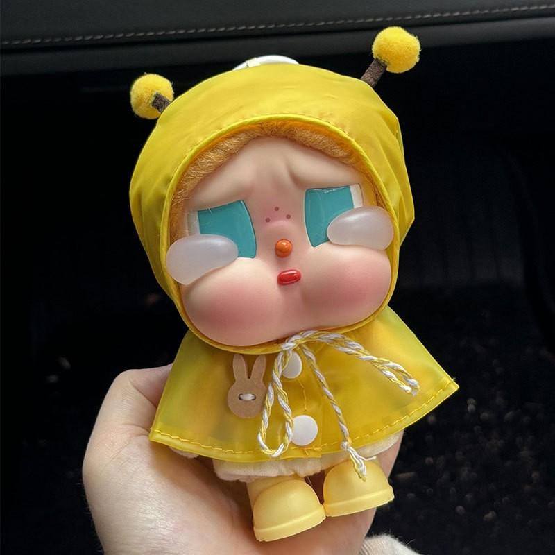 15cm Crybaby Doll Outfit Yellow Raincoat Set With Matching Shoes Coastal Vacation Play