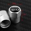 4Pcs Car Accessories 3D Metal Wheel Tire Valve Caps Auto Accessories For Audi S A4 B8 8P A3 A5 A6 C7 A1 A7 A8 Q2 Q3 Q5 Q7 Q8 TT