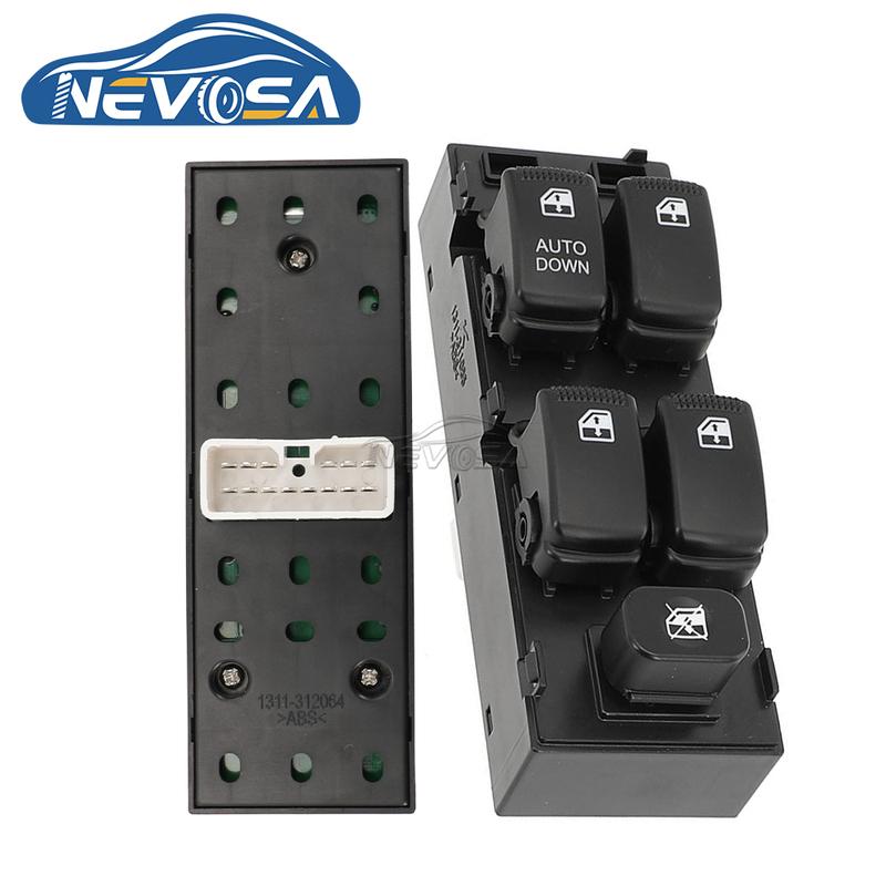 NEVOSA 93570-1C110 0K2FC-66350 93580-2E000 Left Right LHD RHD Power Window Switch Button For Hyundai Getz Matrix KIA Carens 2005