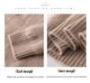 Women's Wool Blend High Neck Chunky Knit Sweater - Warm, Thick, Skin-Friendly Autumn/Winter Ready-to-Wear Arrival