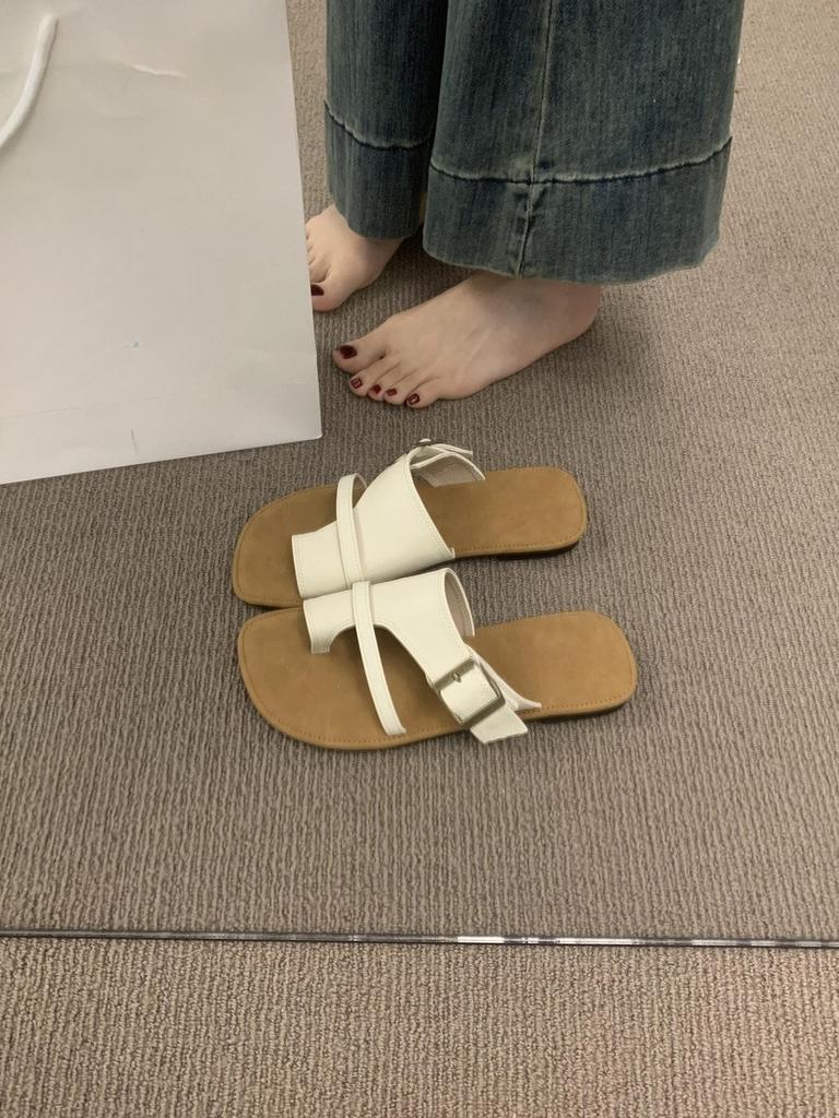 Retro Style Toe Slippers Women Wear Beautiful Fairy Casual Beach Sandals Sandals