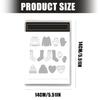 Family Fun DIY Craft Featuring Christmas Metal Cutting Die and Silicone Stamp for Kids Adults Creative Activities