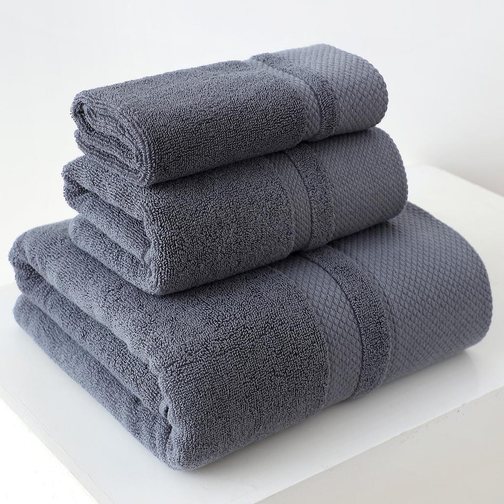 Cotton towel Bath towel Thickened absorbent face towel Household beach towel