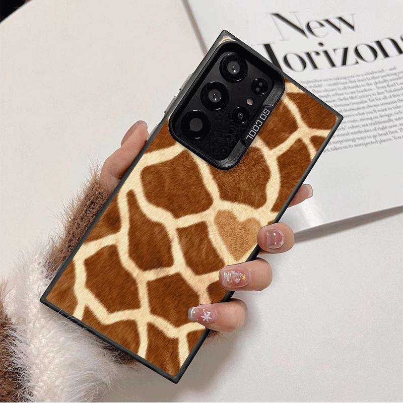 Giraffe Animal Pattern Shockproof Phone Case for Samsung Galaxy S26 Edge S25 Ultra S24 FE S23 Plus S21 Cover Anti Fall Fundas