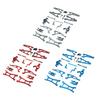 1/16 RC Car Parts DIY Accessory Swinging Arm Steering Rod RC Car Mold Vehicle Parts Upgrade for 16209 H16 16210 16207 Hobby Car