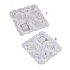 Geometry Flower Ornament Mold DIY Keychain Pendant Jewelry for Keychain Decor
