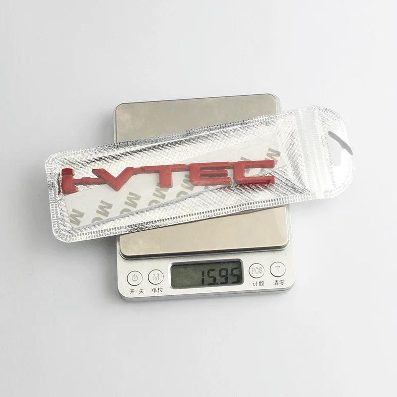 3D Metall Buchstaben I VTEC Logo Heckklappe Kofferraum Emblem Abzeichen Aufkleber für Honda Civic Accord City Jazz CRV Insight Aufkleber