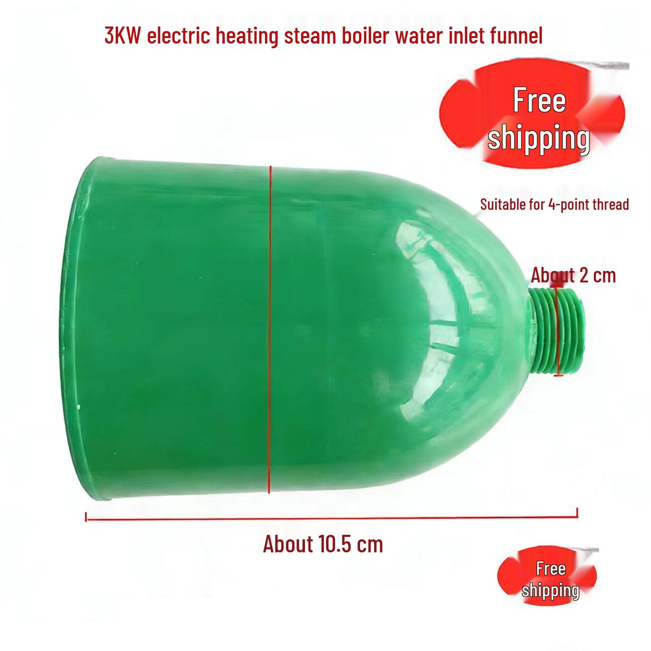 

Ribbed Opening Water Inlet Funnel for Electric Steam Boiler Generator 1 Green Funnel