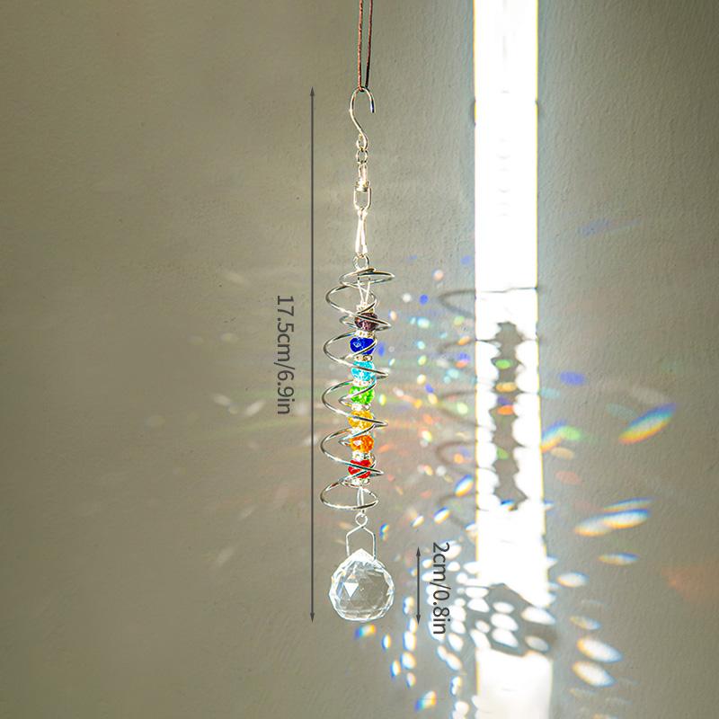 44mm Heart Love Wind Chime Window Outdoor Garden  Crystal Hanging Pendant Suncatcher Diamond Prisms Pendants Home Decoration