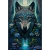 Round Diamond 5D DIY Diamond Painting Jungle and Wolf 3D Embroidery Cross Stitch Mosaic Decoration Gift