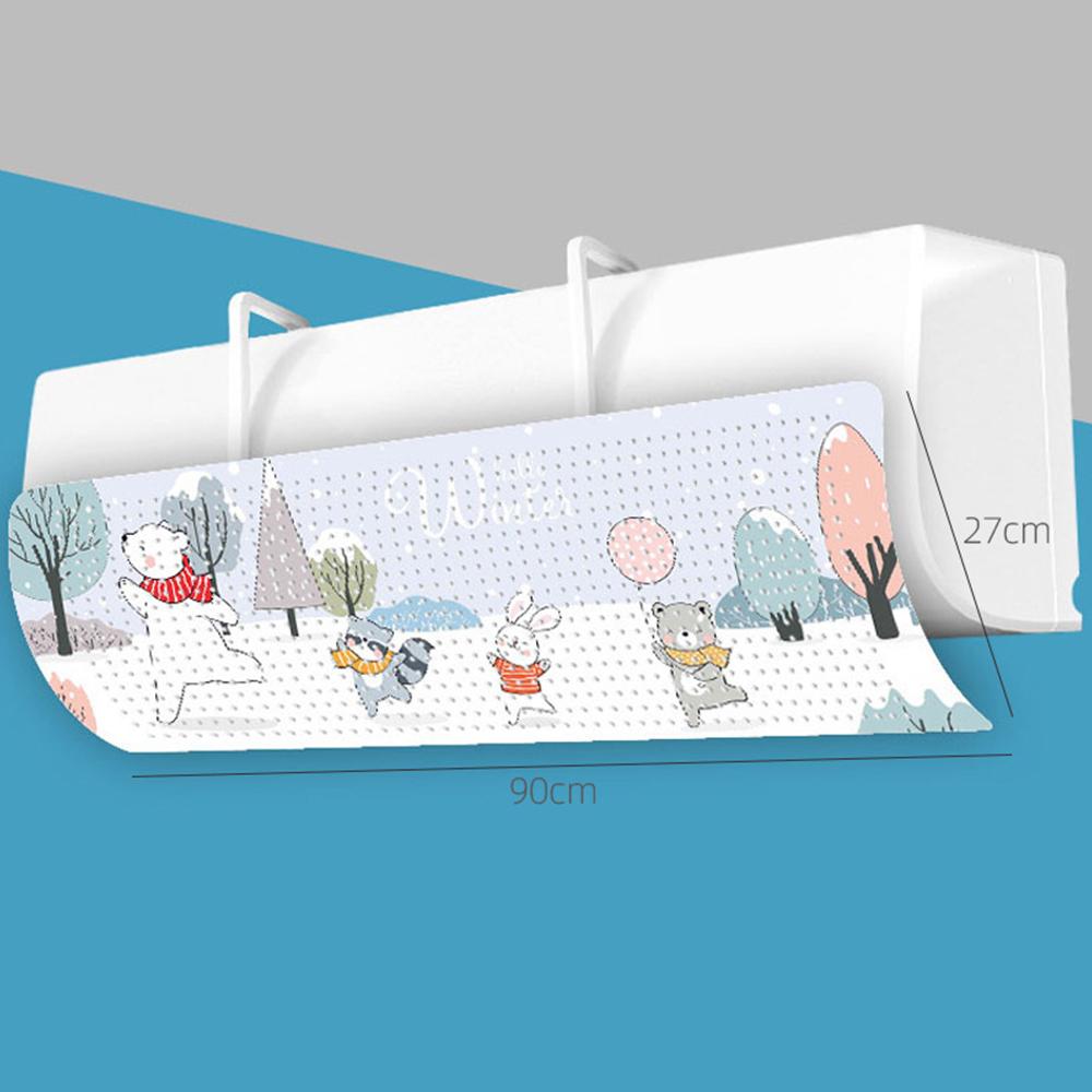 

Подвесной кондиционер, ветрозащитный экран с рисунком из мультфильма, противостоящий прямому потоку воздуха, направляющий дефлектор для розетки, принадлежности для детской спальни