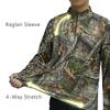 Hunting Outdoor Lightweight Quick-Dry Long-Sleeve Sports T-Shirt with Half-Zip