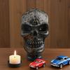 Totenkopf Schaltknauf Manuelles Auto Totenkopf Schalthebel Fahrzeuginnenraum Harz Skelett Horror Dekoration Für Limousine LKW Minivan Taxi