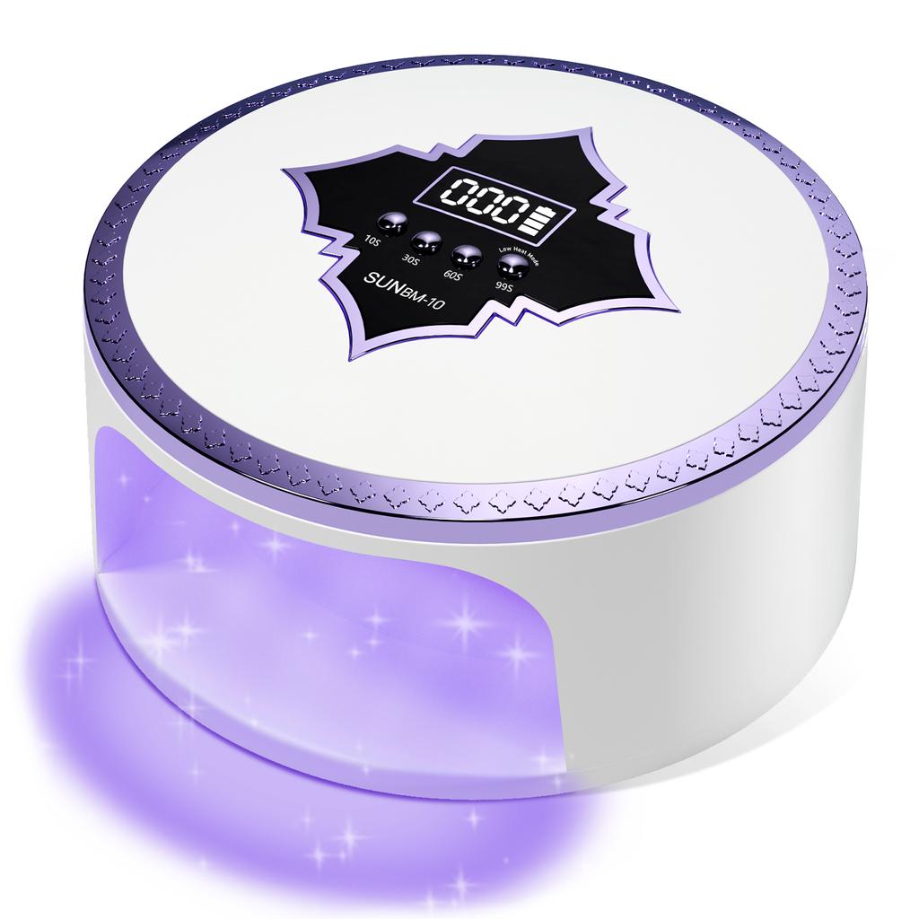 66 Lamp Beads Rechargeable Nail Care Lamp Light Therapy Lamp Quick Drying Nail Care Lamp UV Curing Lamp Wireless Nail Polish Baking Lamp