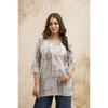 Women Printed Cotton Blend Straight Kurta Top Party Wear Women Designer Tunic VFP-1851a