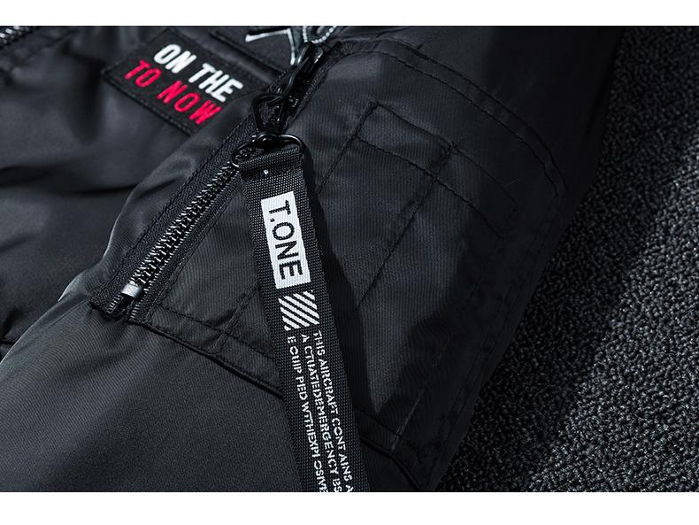 Wendbare gepolsterte Fliegerjacke - Herbst/Winter Baumwolle 9989 B05