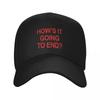 The Truman Show - HOW'S IT GOING TO END? Baseball Cap Kids Hat Military Cap Man Anime Black Women's Golf Wear Men's