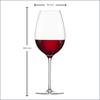 [Officially Imported] ZWIESEL Enoteca Wine Glass, 553ml, Chianti, Handmade, 122191 (Formerly Product Number 109582), Clear