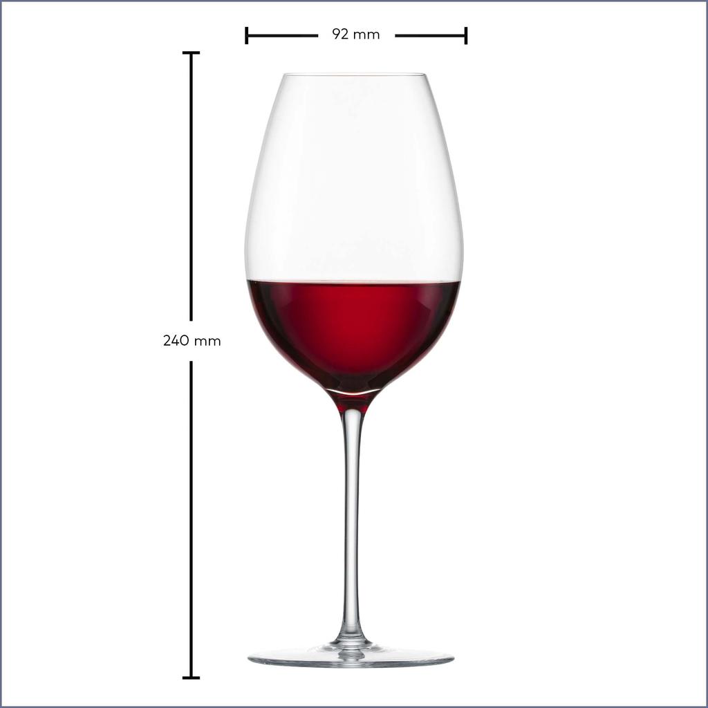 [Officially Imported] ZWIESEL Enoteca Wine Glass, 553ml, Chianti, Handmade, 122191 (Formerly Product Number 109582), Clear