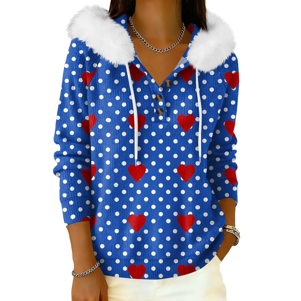 Damkappa Långärmad Med huva Varm vinterkappa Jacka