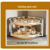 Youshu 3-Tier Rotating Corner Kitchen Spice Rack