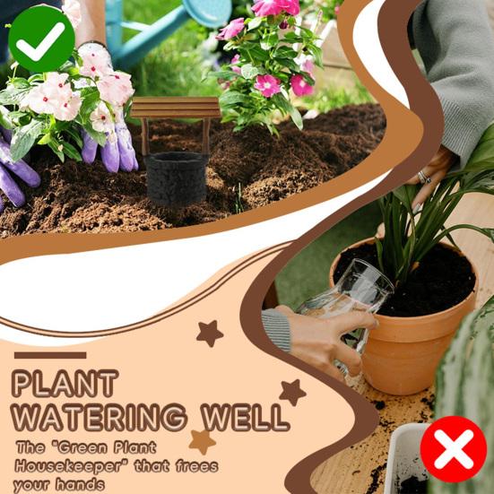Plant Watering Well Self Watering Spike Well Design Automatic Drip Irrigation Spike for Indoor Outdoor Plants Household Gardening Tool