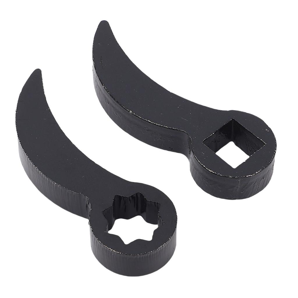 2pcs Pry Bar Wrench Adapter Heads Adjustable Sturdy Construction Half Shaft Removal Car Repairing