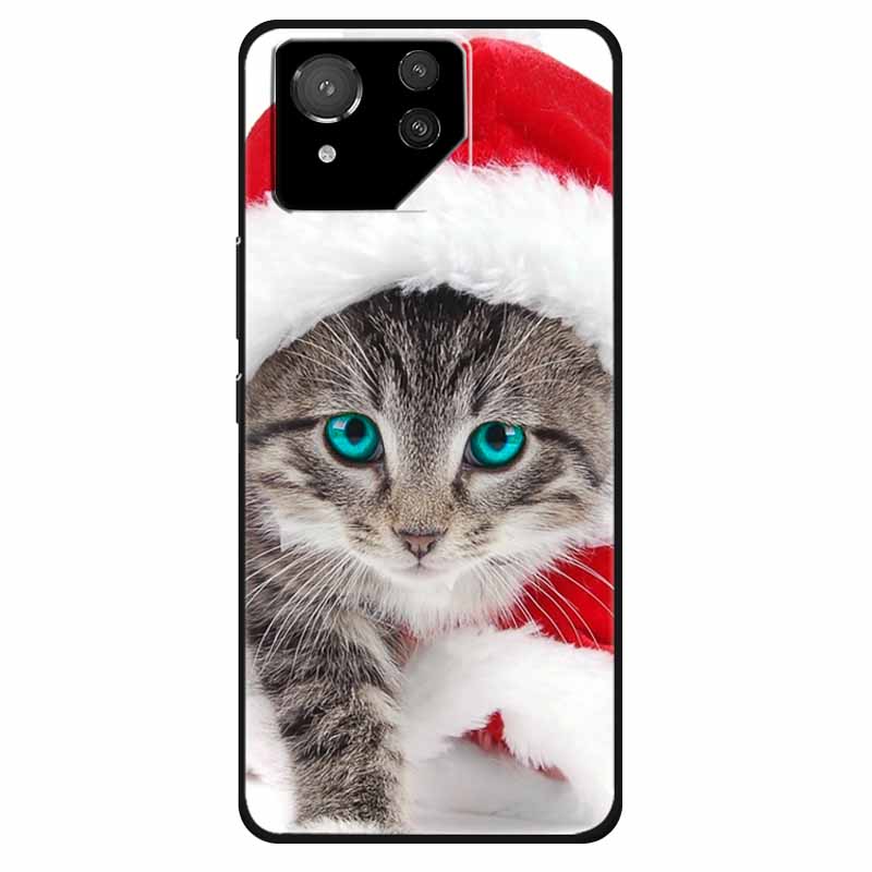 For Asus ROG Phone 8 Case Lovely Soft Silicone Lion Fundas For ASUS Rog Phone 8 Pro Cover Marble Cat Phone8 8pro Protector Bag