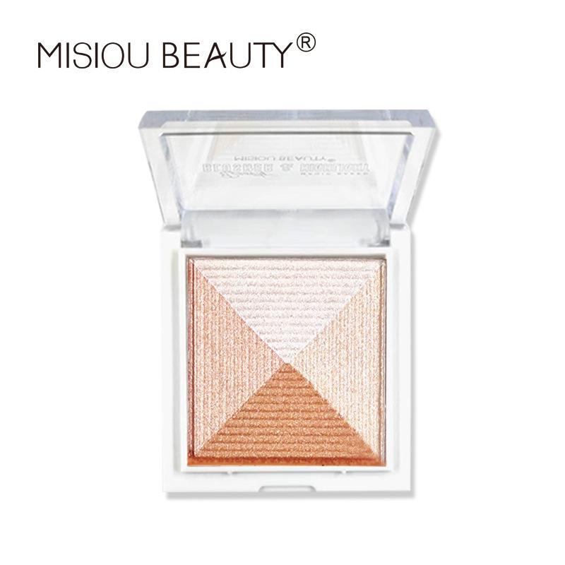 

Misiou Beauty Naturally High-light Pearl Light Яркая и однородная розовая пудра, нежные румяна, встроенная пластина для четырехцветных румян Hug The Four Seasons 1