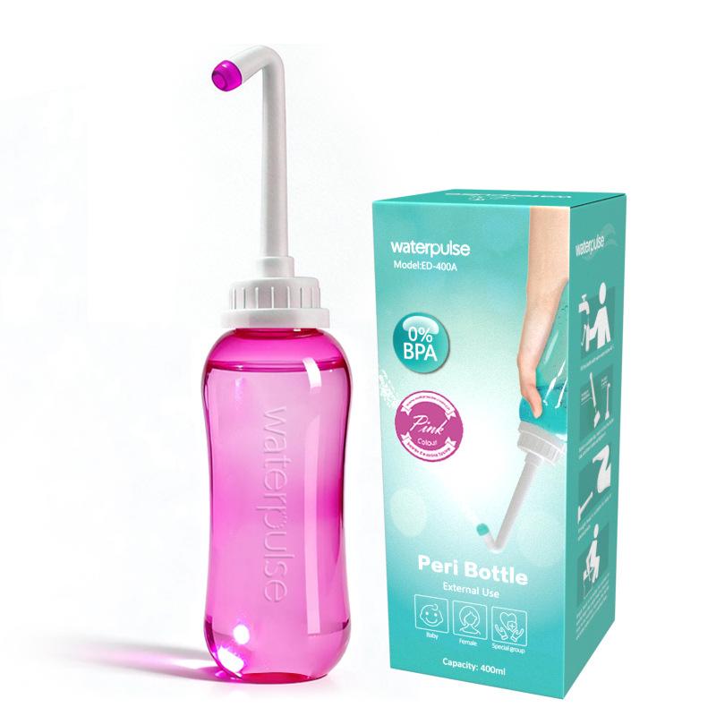 Waterpulse 400ml Handheld Bidet Shattaf For Postpartum Care Perineal Cleaning And Feminine Hygiene Portable Squirt Bottle