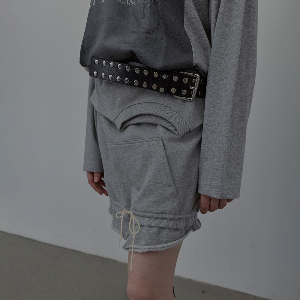 Lcdc Tm Neck-Line Sweat Skirt (Melange Grey)