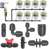 2Pcs/Lot 16mm PE Pipe End Cap Garden Watering Tube Connector Agricultural Irrigation Fittings Lock Catch Water Stop Joint