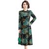 Cheongsam-Kleid für Damen mittleren Alters, Herbst 2025: Eleganter langer Stil