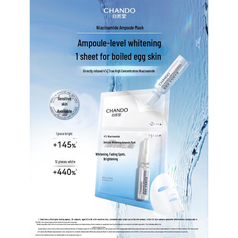 CHANDO Niacinamide Brightening Ampoule Mask