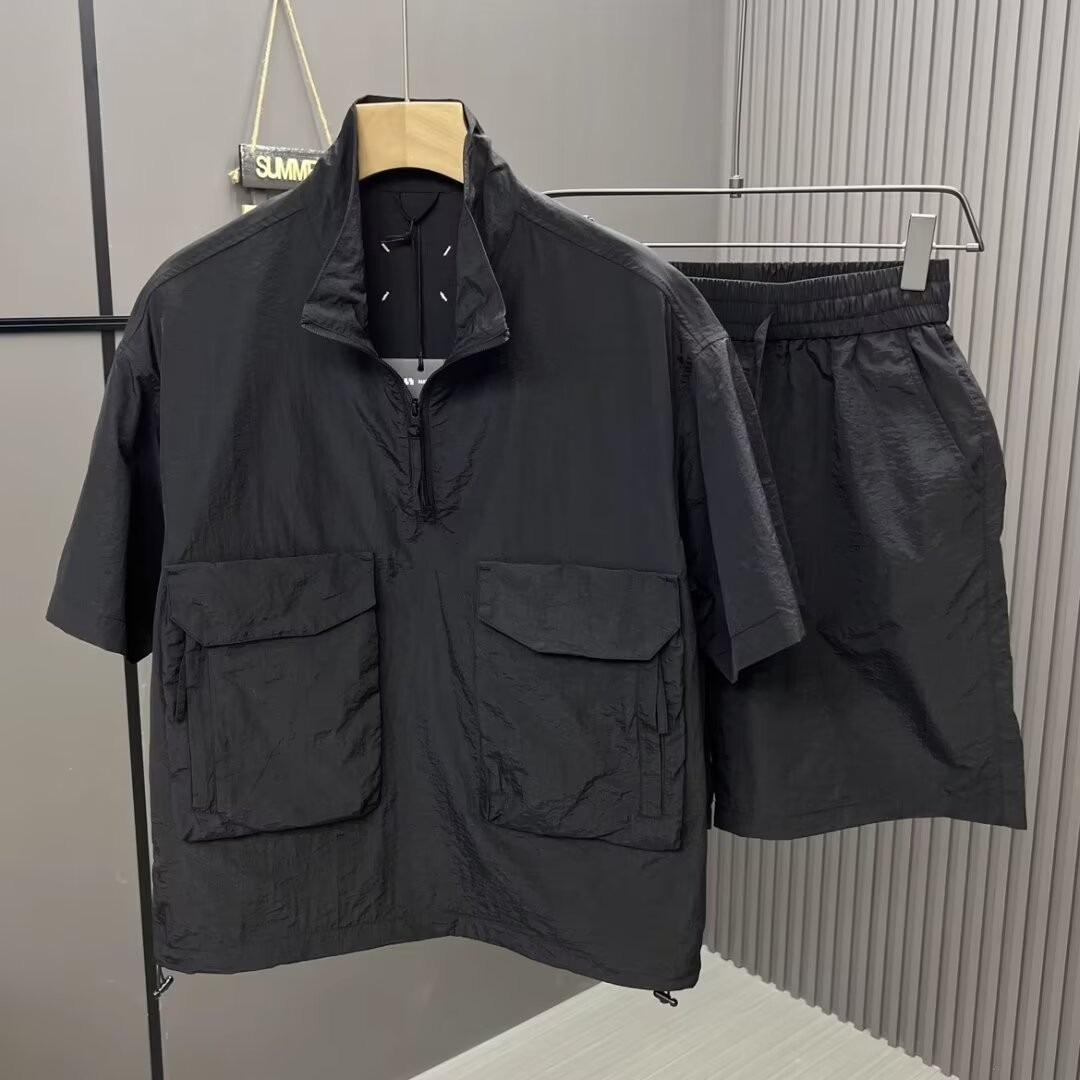 

Мужской модный летний спортивный костюм: Красивая рубашка поло с короткими рукавами 2024 года XL