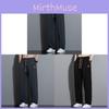 Summer Mens Ice Silk Straight Leg Pants With Quickdry Fabric For Casual Wear