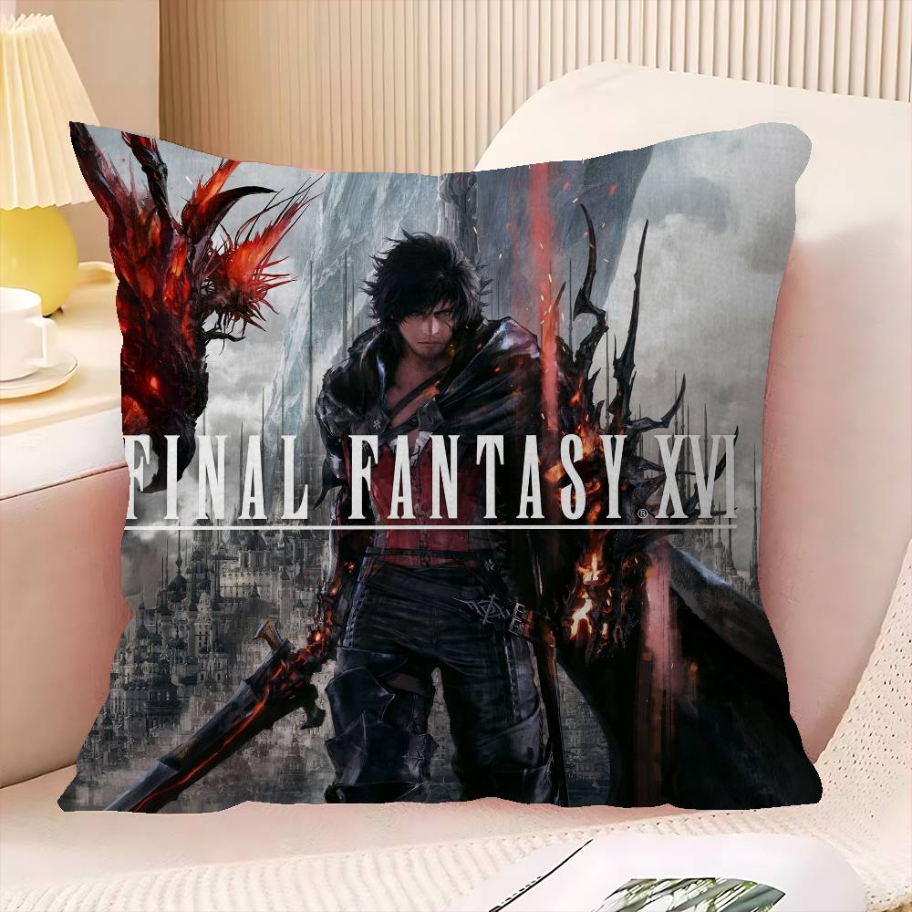 Classic F-Final Game F-Fantasy Pillow Cushion Cover Pillowcase Living Room Sofa Home Decor
