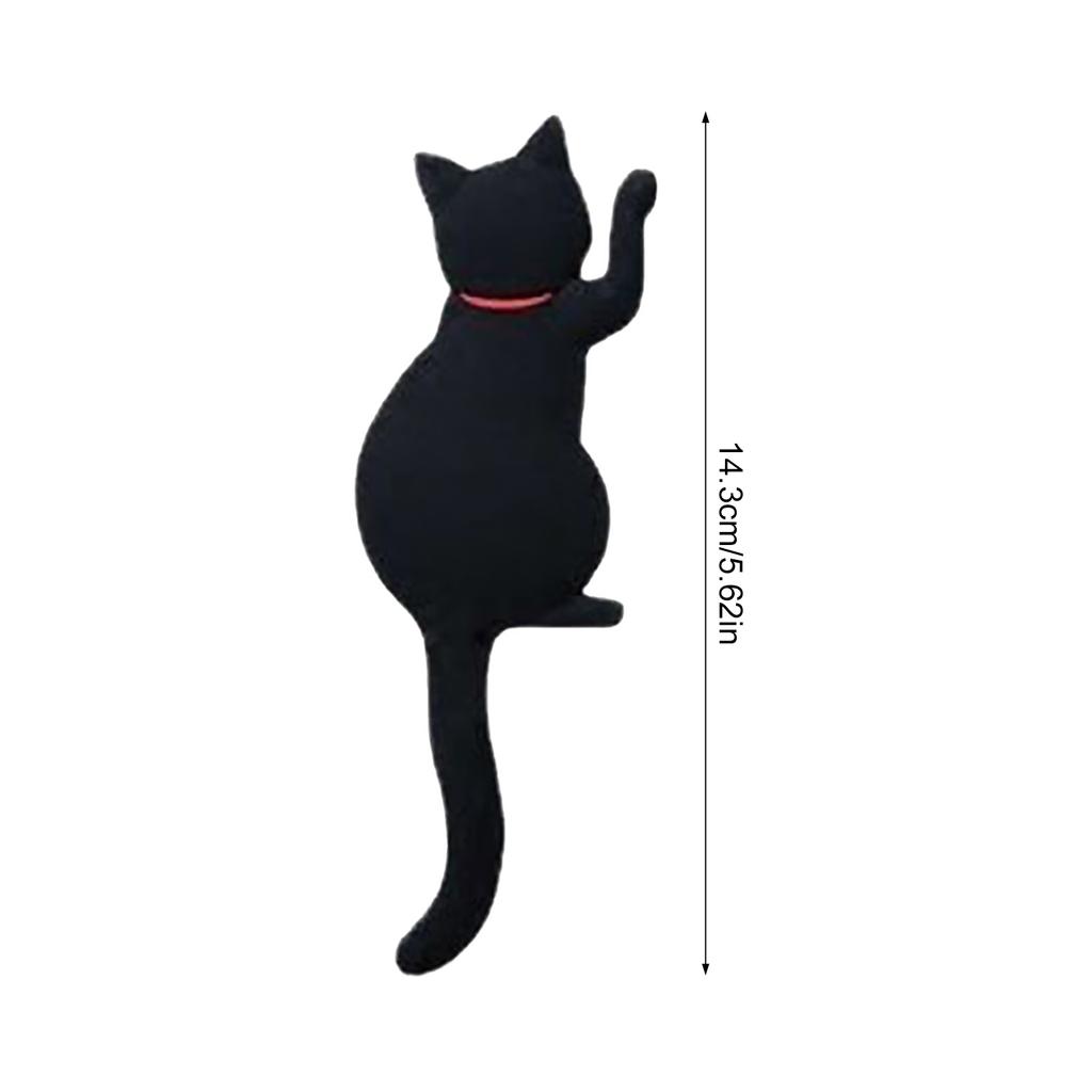 Cat Shaped Magnetic Hook Strong Magnet Key Hanger Japanese Style Decoration For Home Office