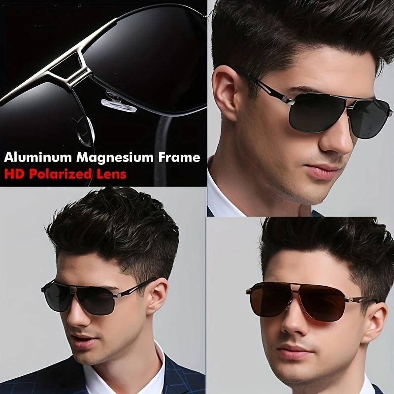 Fashion Gradient Sunglasses for Men Big Frame Pilot Sun Glasses Design Anti-reflective Lunette eil Homme UV400