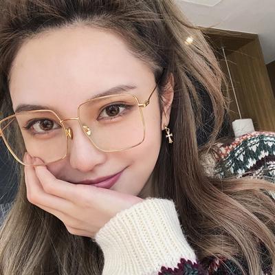 large metal frame glasses