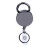 Elastic Keychain Anti-lost Retractable Badge Reels Key Chain Ring ID Card Badge Holder Pull Keyring