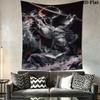 Elden Ring Land Wall Hanging Printed Fabric Blanket Decorative Tapestries for Bedroom Living Room Home Decor