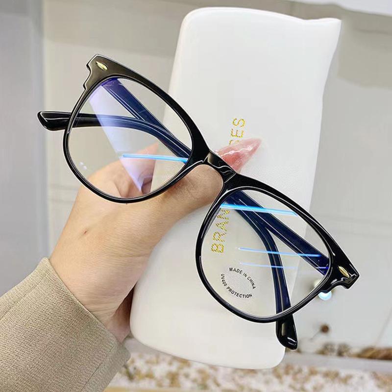 New Vintage Transparent Computer Glasses Frame Women Men Anti Blue Light Eyewear Blocking Glasses Optical Spectacle