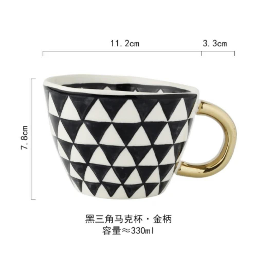 330ml Ceramic Mug with Handle Coffee Cup Afternoon Tea Cup Milk Tea Cups Milk Mug Coffee Mugs Drinkware Teacup Water Cups